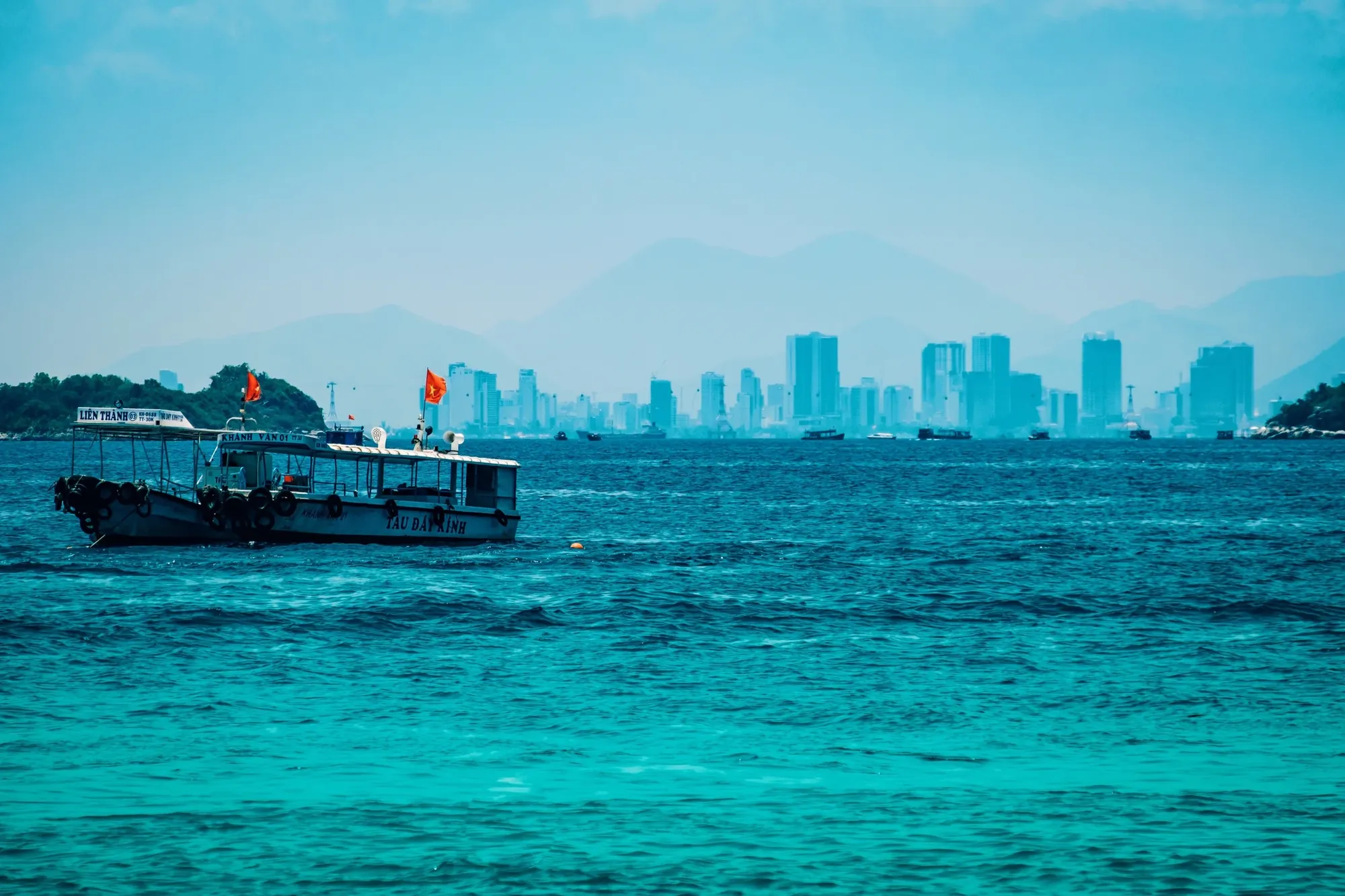  Nha Trang city in distance. 