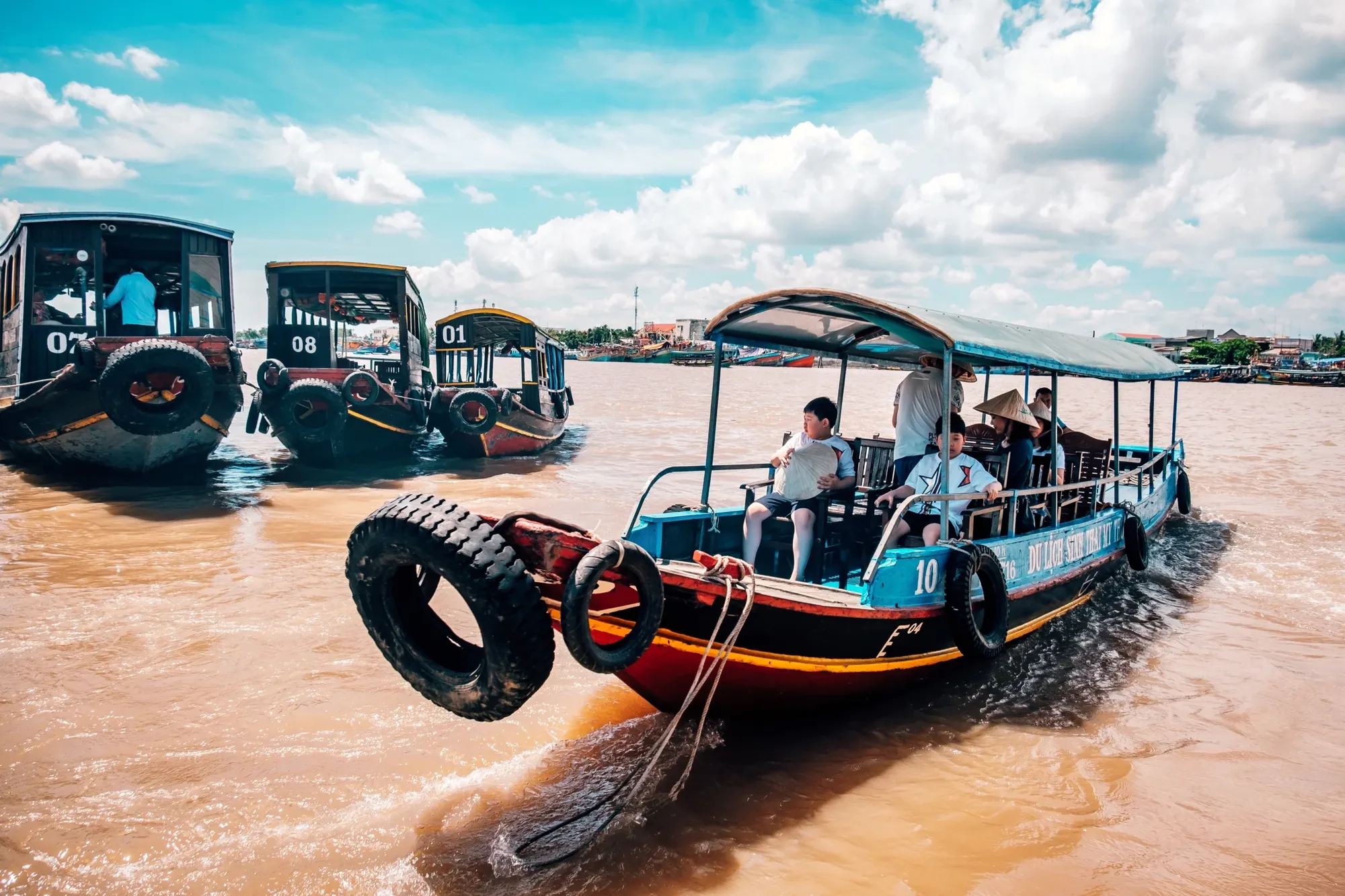  Mekong Delta Tour boats 