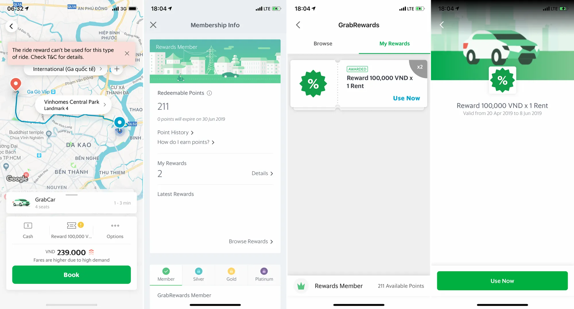  Grab app on iOS with free rewards. 