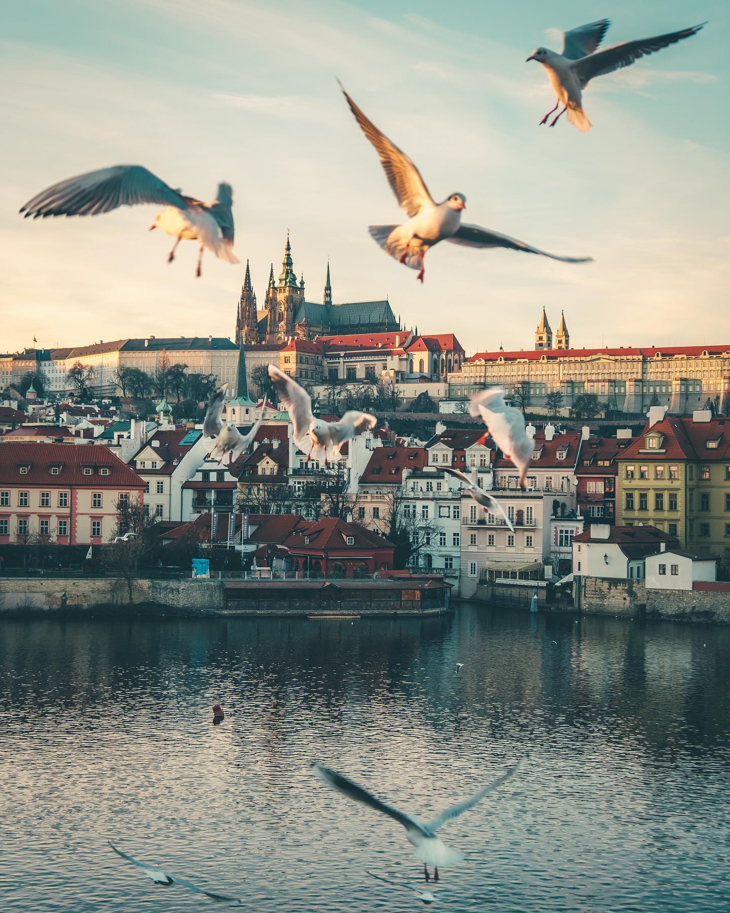 Have a safe flight to the 2021 😜 Greetings from Prague and Happy New Year 🥳🎊🎉🍾🎈 #thisisPrague #czechia #quarantine #lockdown #happynewyear #praguecastle #bringiton2021